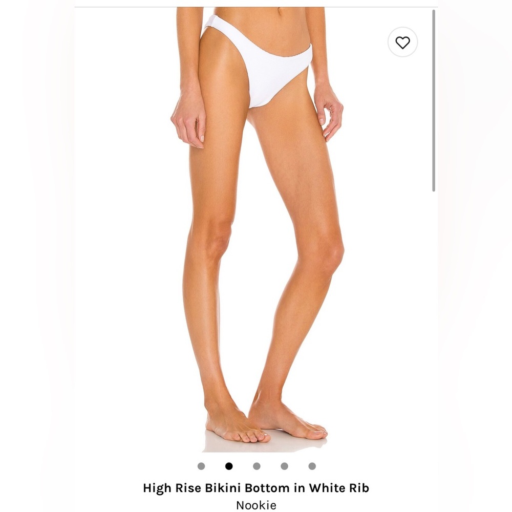 Nookie High Rise Ribbed Bikini bottoms- XS - Picture 5 of 5